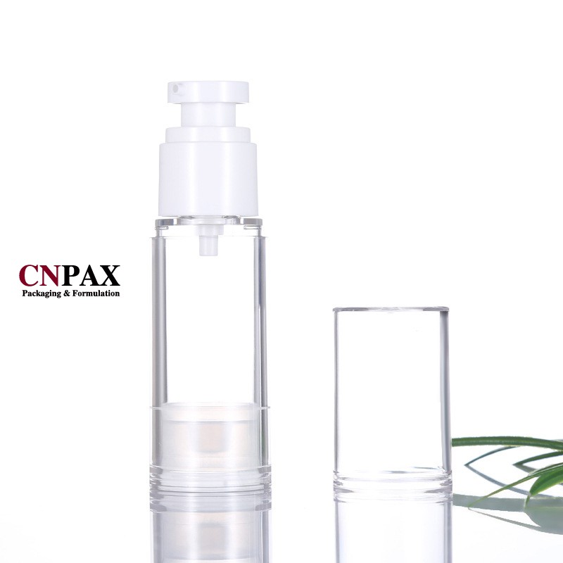 clear foundation vacuum pump bottles