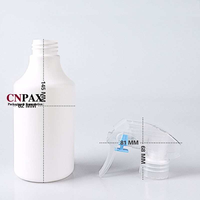 HDPE plastic carafe bottle