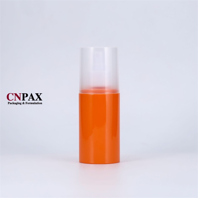 cylinder round PET plastic bottles