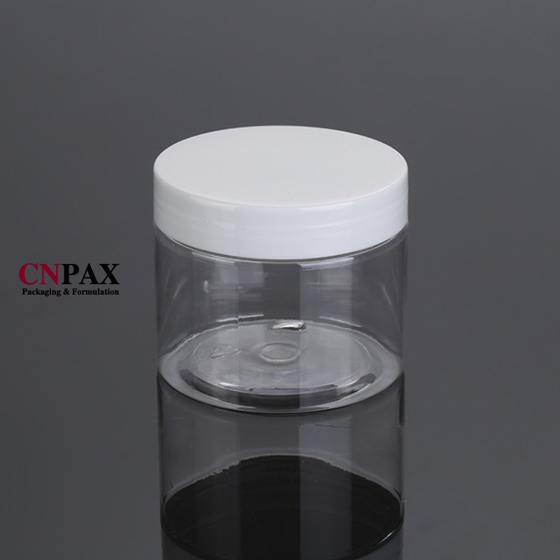 wide mouth PET plastic container