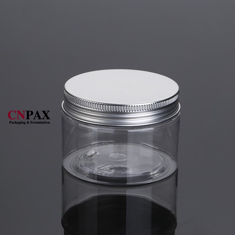 face cream plastic jar container