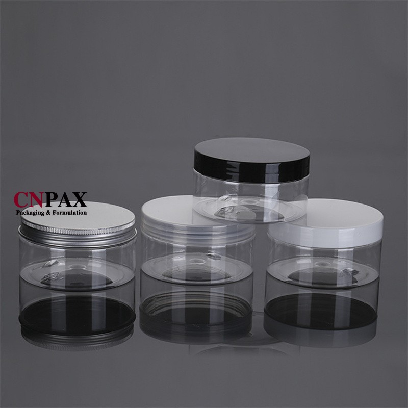 wide mouth PET plastic container
