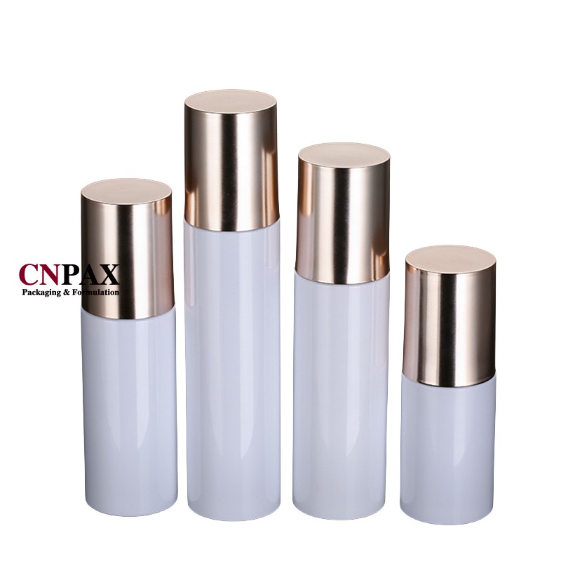 cylinder plastic bottles flush cap plastic bottles