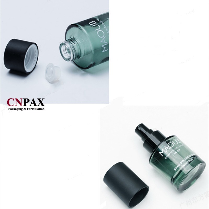 serum pump glass bottles