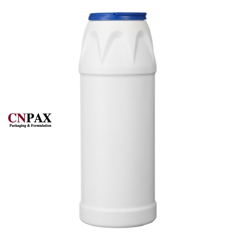 HDPE plastic powder bottle