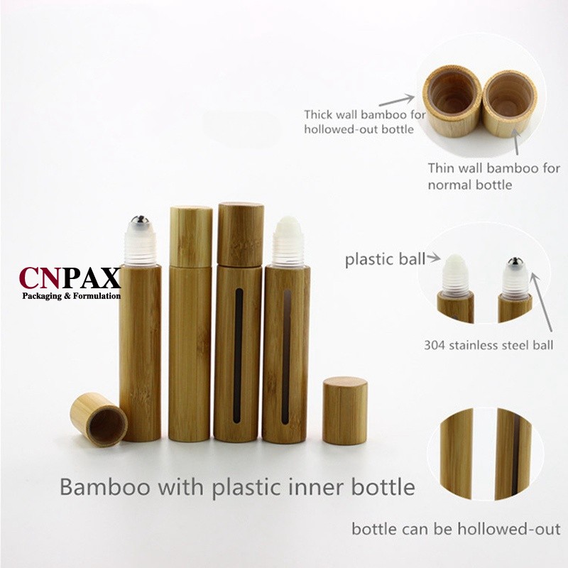 bamboo roll on bottle