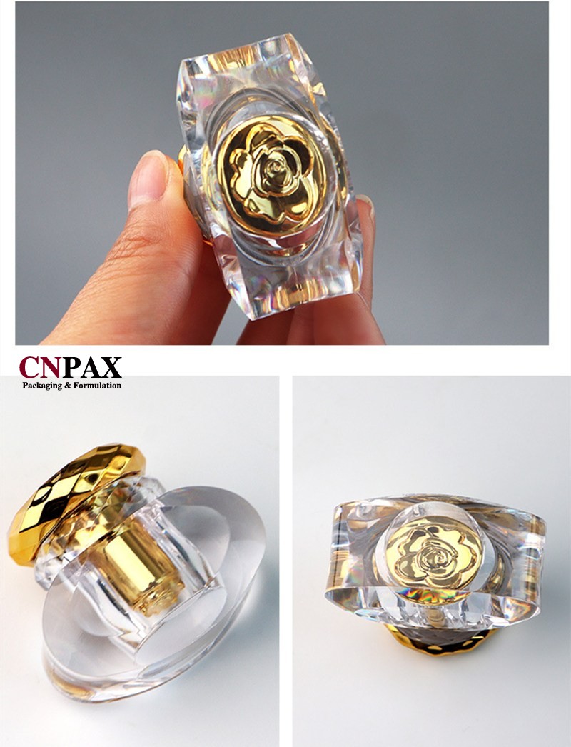 50 ml classic flat round perfume bottles