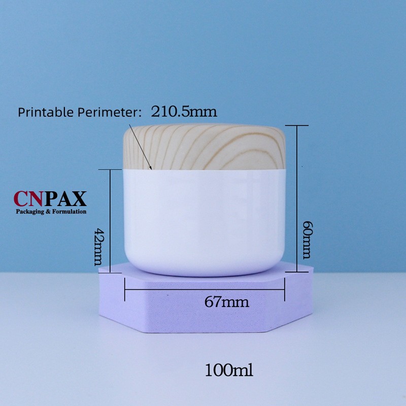 100 g thick wall PET plastic jar