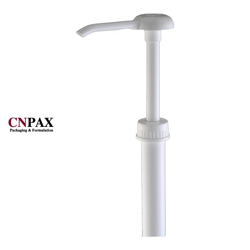 50-400 ribbed plastic pump dispenser