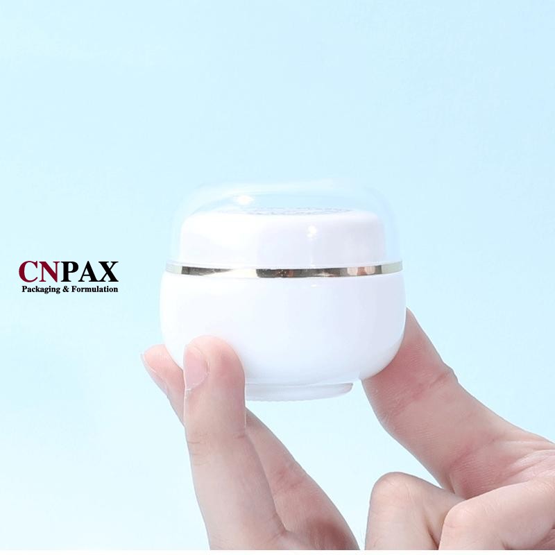 skin care cream glass container jar packaging