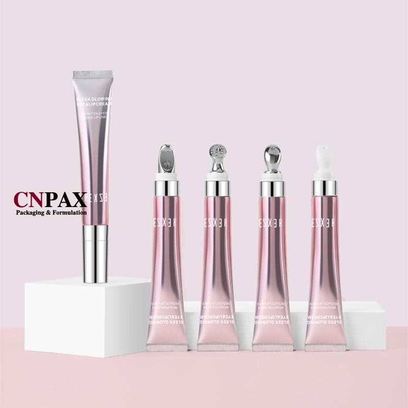Enhance Your Eye Care Products with CNPAX Packaging's High-End Eye Cream ABL Plastic Tube with Zinc Alloy and Ceramic Applicators