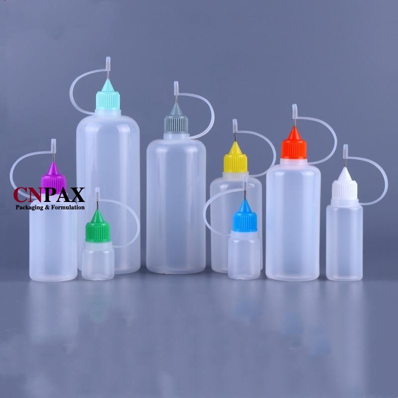 Needle Tip Applicator Squeeze LDPE Bottles