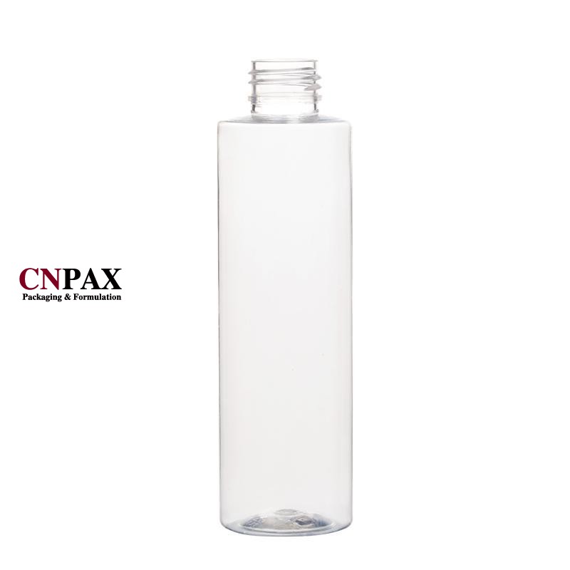 180ml slim cylinder round plastic bottles body lotion cleanser bottles