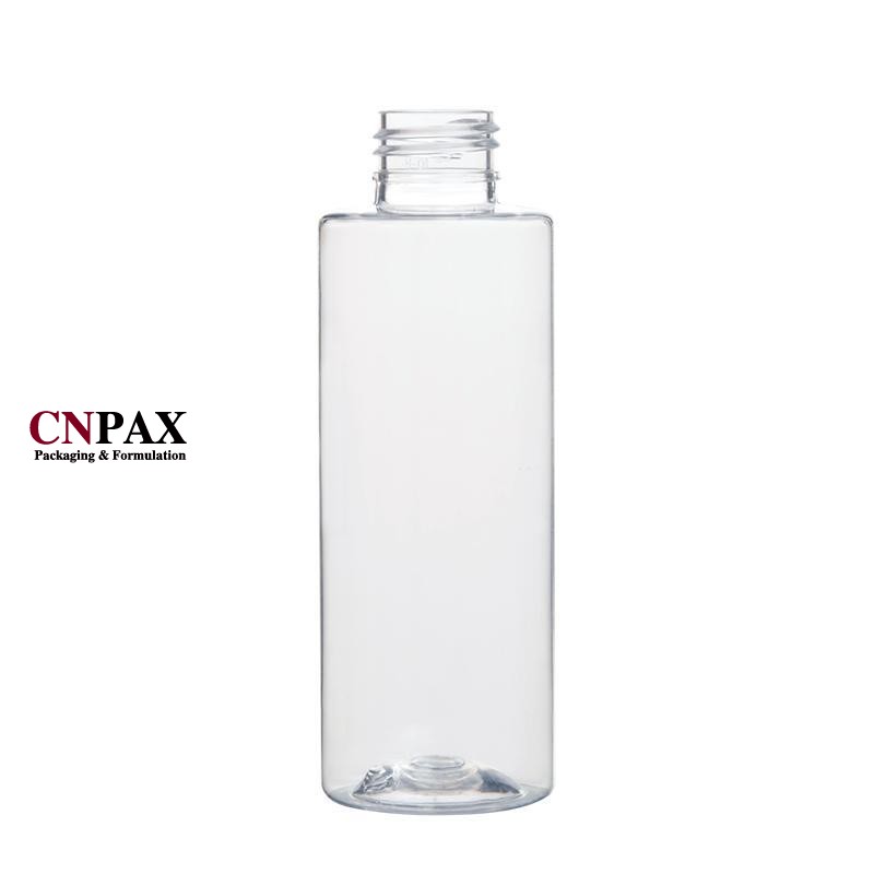150ml 5oz cylinder round plastic bottles body lotion cleanser bottles