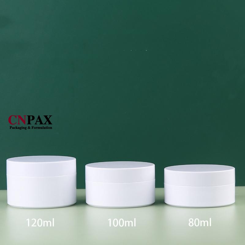 100g 120g 150g white heavy wall cream jar