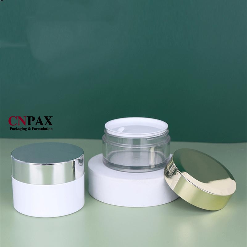 heavy wall face cream jar container in stock