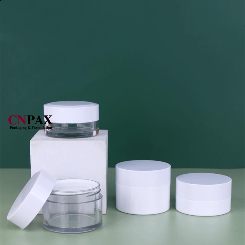 In Stock PET Heavy Wall and Double Wall Plastic Cream Jars