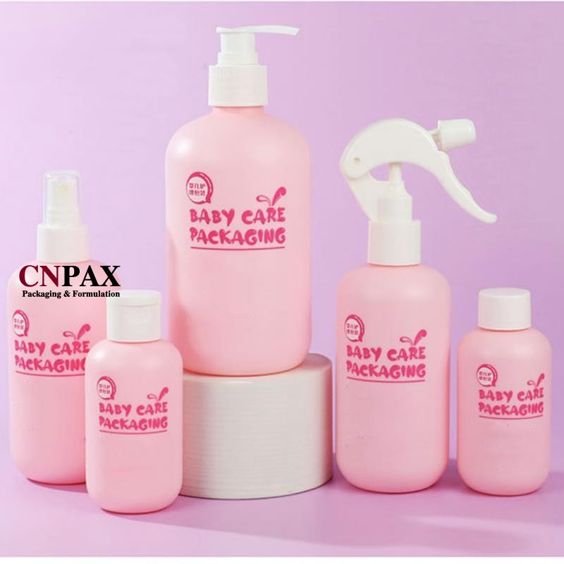 baby care packaging container shampoo bottles
