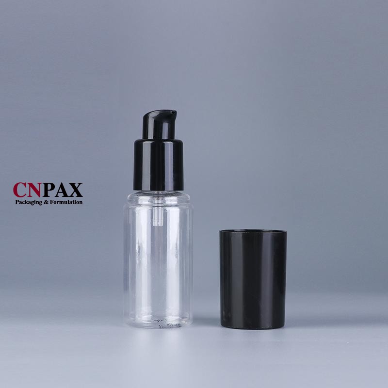 50ml flush cap plastic cream bottle