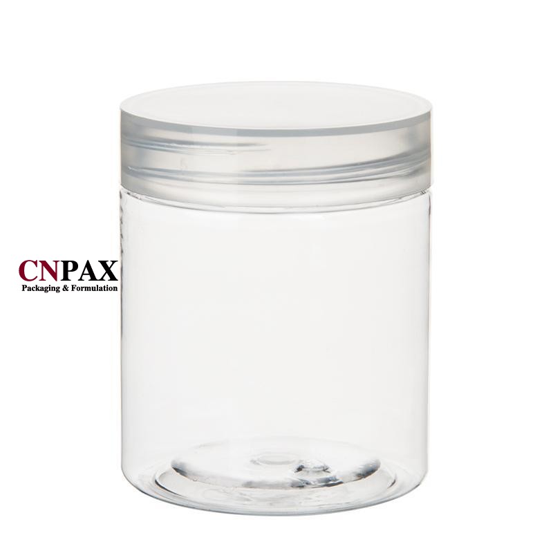 80 ml straight sided plastic jar container