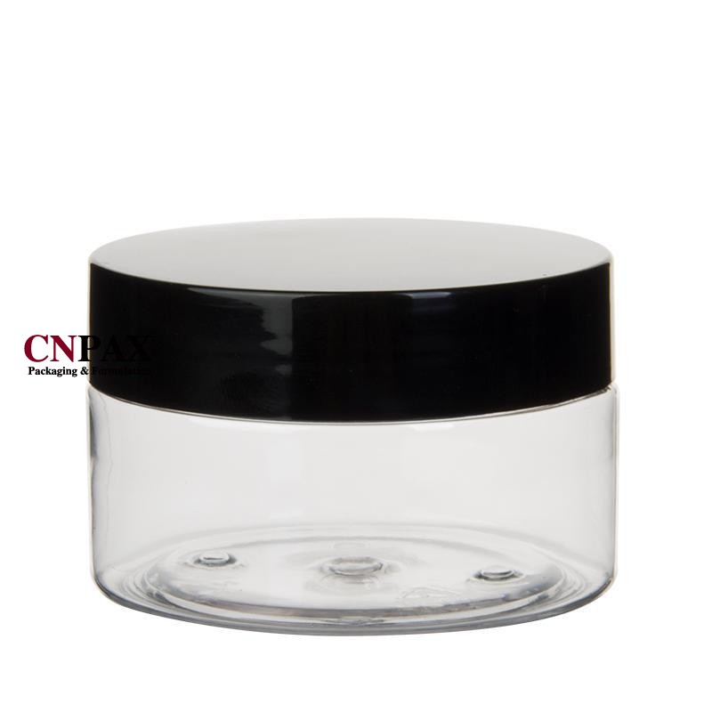 68 mm neck 100 ml low profile plastic cream jar