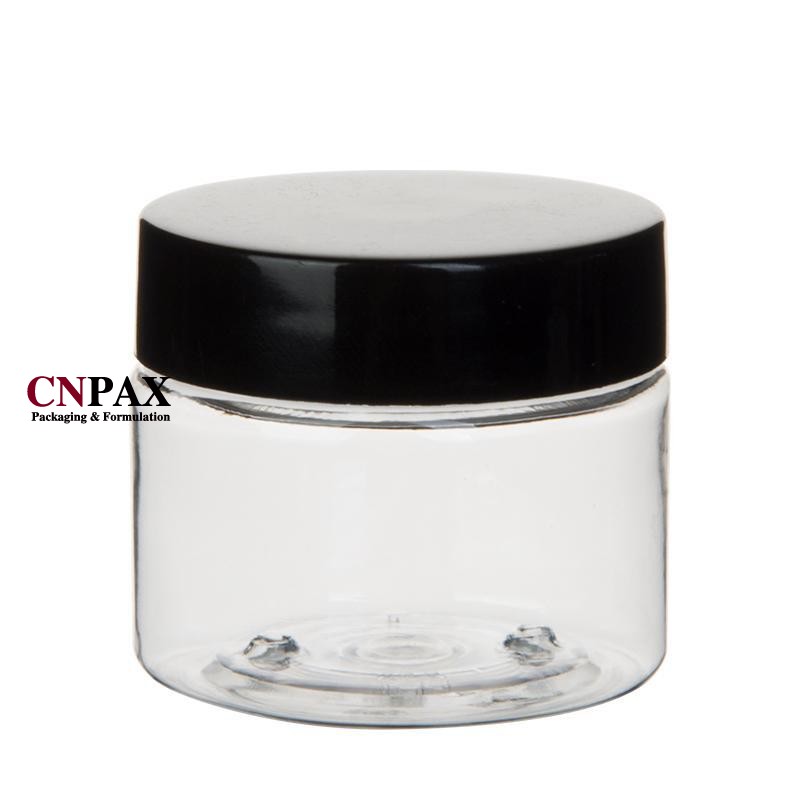37 mm neck straight sided plastic jar in stock