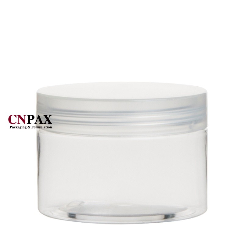 120 ml 4 oz wide mouth plastic cream jar storage jar