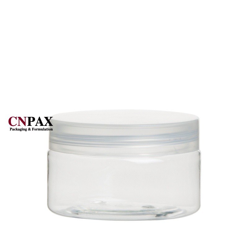 100 ml 3.3 oz wide mouth plastic cream jar storage jar