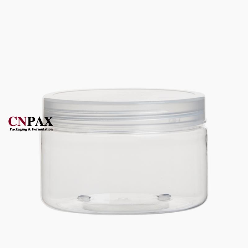 CNPAX Packaging 250 ml 8 oz wide mouth plastic storage jar