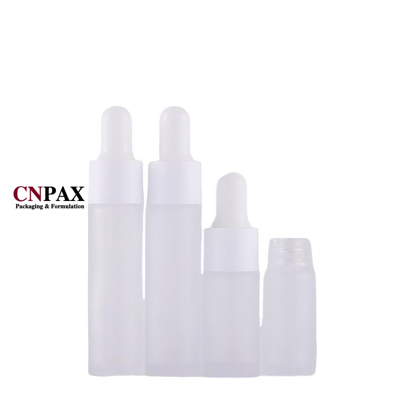 5 ml 10 ml clear frosted matte glass serum vials in stock