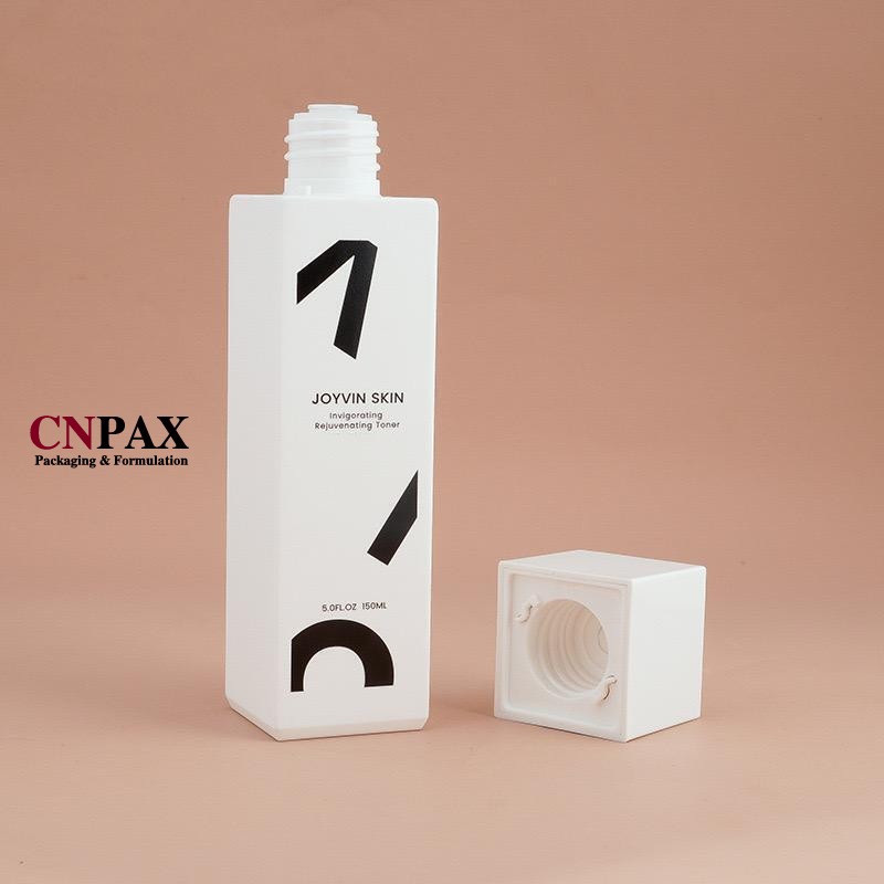 triangular plastic shampoo bottles with pump dispenser